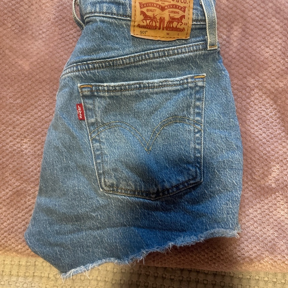 Levi's Denim Cutoff 501 Shorts